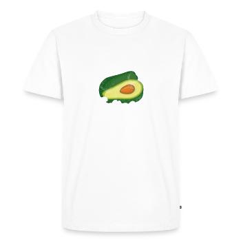 Avocado Gifts - Men's Premium Organic T-Shirt - white - Front - Nico (187cm)