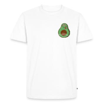Avocado Gifts - Men's Premium Organic T-Shirt - white - Front - Nico (187cm)