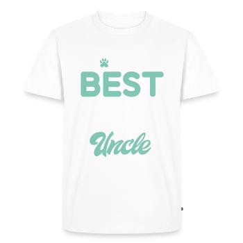 Cadeaux pour les chiens afghans - T-shirt Premium bio Homme - blanc - Devant - Nico (187cm)