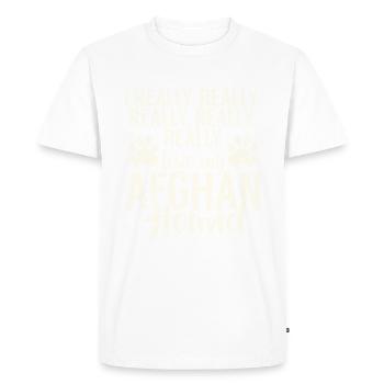 Cadeaux pour les chiens afghans - T-shirt Premium bio Homme - blanc - Devant - Nico (187cm)
