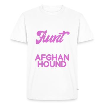 Cadeaux pour les chiens afghans - T-shirt Premium bio Homme - blanc - Devant - Nico (187cm)