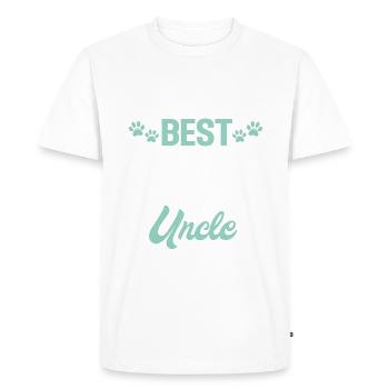 Cadeaux Basset Hound - T-shirt Premium bio Homme - blanc - Devant - Nico (187cm)