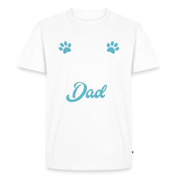 Cadeaux Basset Hound - T-shirt Premium bio Homme - blanc - Devant - Nico (187cm)