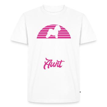 Cadeaux Bichon Frisé - T-shirt Premium bio Homme - blanc - Devant - Nico (187cm)