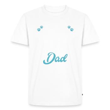 Cadeaux Bichon Frisé - T-shirt Premium bio Homme - blanc - Devant - Nico (187cm)
