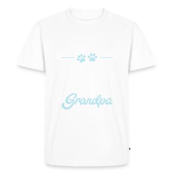 Cadeaux Bichon Frisé - T-shirt Premium bio Homme - blanc - Devant - Nico (187cm)