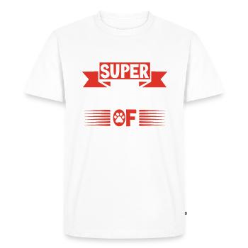 Cat Dad Gifts - Men's Premium Organic T-Shirt - white - Front - Nico (187cm)