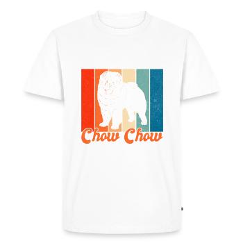 Chow Chow Gifts - Men's Premium Organic T-Shirt - white - Front - Nico (187cm)