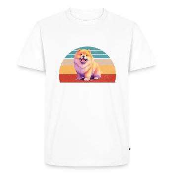 Chow Chow Gifts - Men's Premium Organic T-Shirt - white - Front - Nico (187cm)