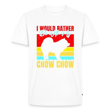 Chow Chow Gifts - Men's Premium Organic T-Shirt - white - Front - Nico (187cm)