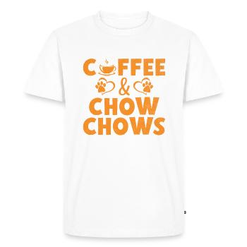 Chow Chow Gifts - Men's Premium Organic T-Shirt - white - Front - Nico (187cm)