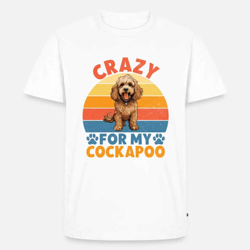 Cockapoo Gifts - Männer Premium Bio T-Shirt - Weiß