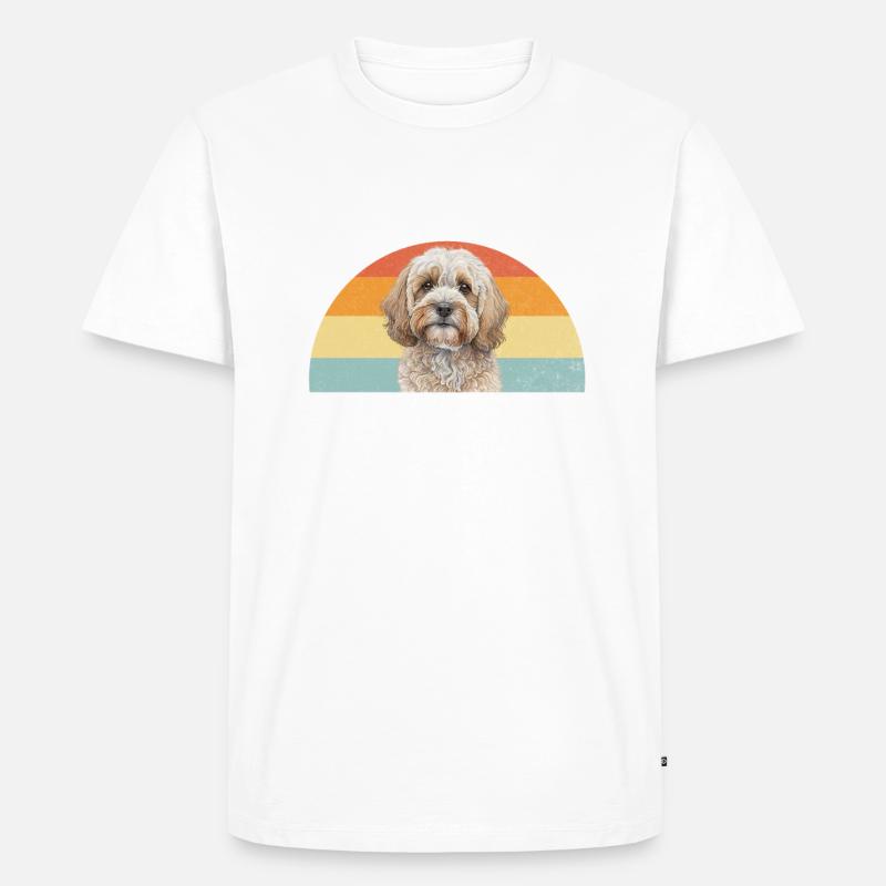 Cockapoo Gifts - Männer Premium Bio T-Shirt - Weiß