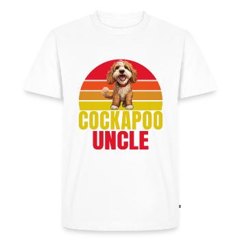 Cadeaux Cockapoo - T-shirt Premium bio Homme - blanc - Devant - Nico (187cm)