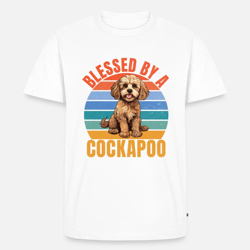Cockapoo Gifts - Männer Premium Bio T-Shirt - Weiß