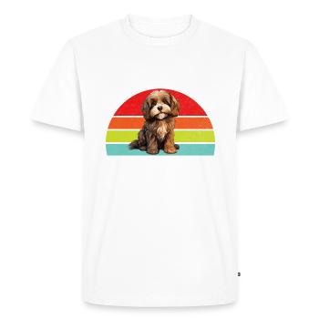 Cockapoo Gifts - Men's Premium Organic T-Shirt - white - Front - Nico (187cm)