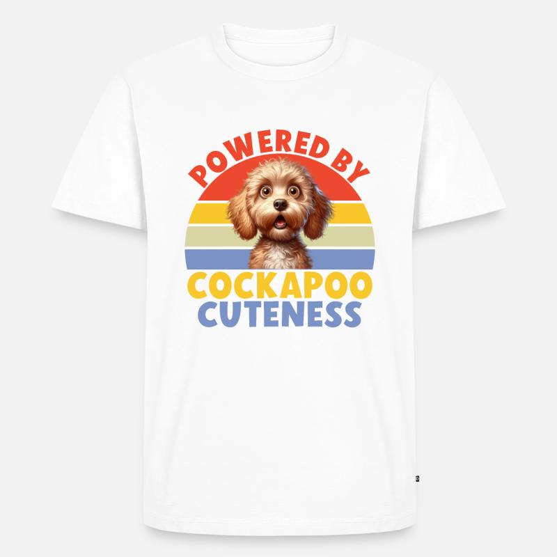 Cockapoo Gifts - Männer Premium Bio T-Shirt - Weiß