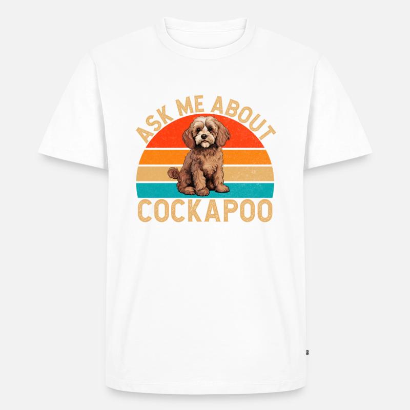 Cockapoo Gifts - Men's Premium Organic T-Shirt - white