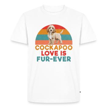 Cockapoo Gifts - Men's Premium Organic T-Shirt - white - Front - Nico (187cm)