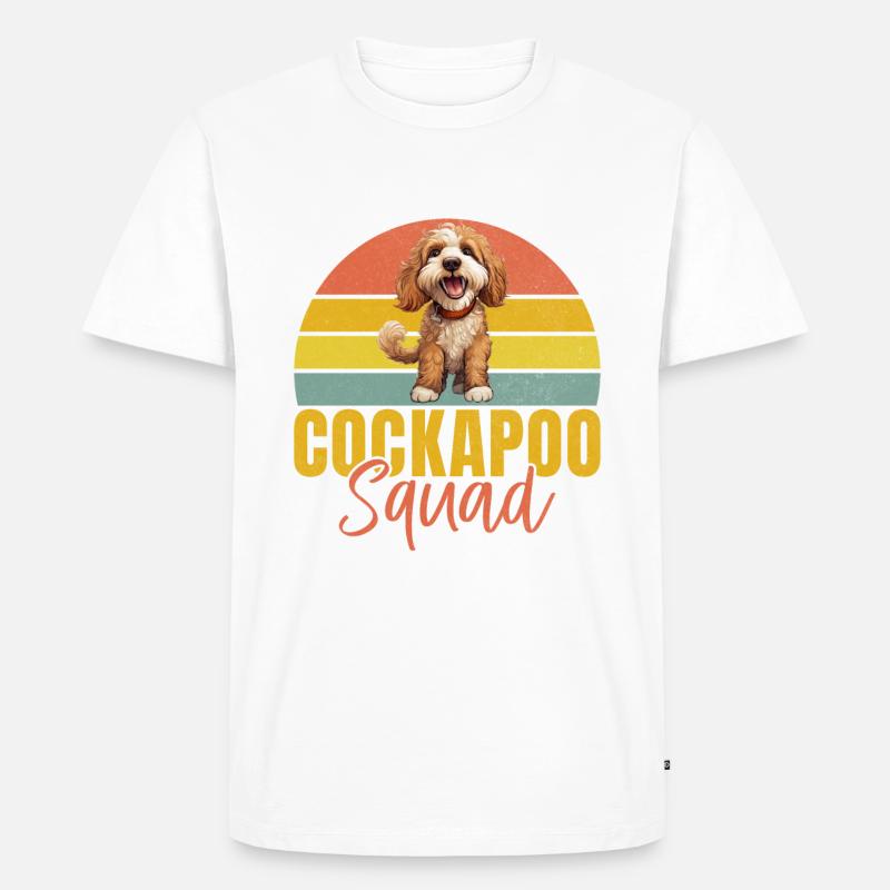 Cockapoo Gifts - Männer Premium Bio T-Shirt - Weiß