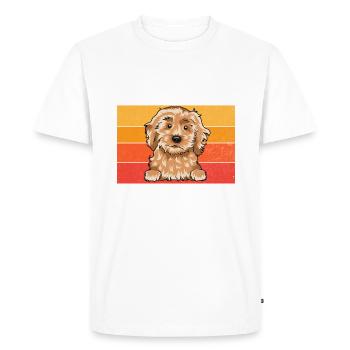Cadeaux Cockapoo - T-shirt Premium bio Homme - blanc - Devant - Nico (187cm)