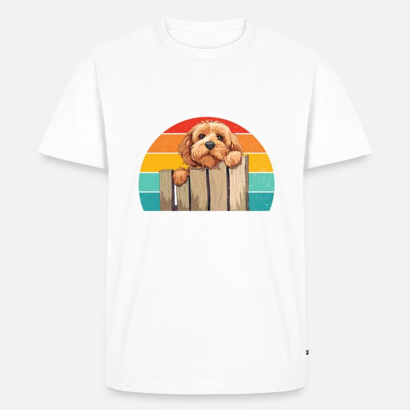 Cockapoo Gifts - Männer Premium Bio T-Shirt - Weiß