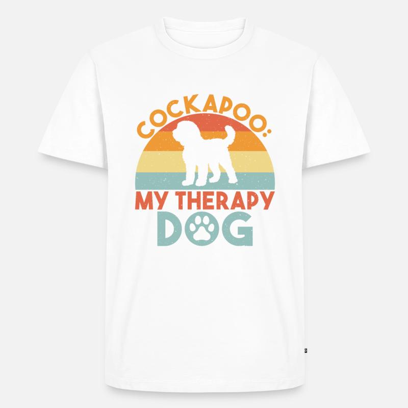Cockapoo Gifts - Männer Premium Bio T-Shirt - Weiß