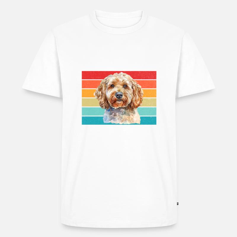Cockapoo Gifts - Männer Premium Bio T-Shirt - Weiß
