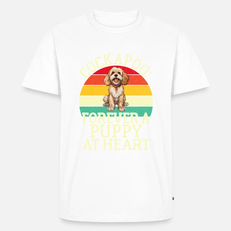 Cockapoo Gifts - Männer Premium Bio T-Shirt - Weiß