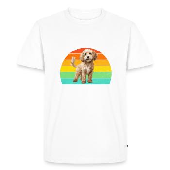 Cadeaux Cockapoo - T-shirt Premium bio Homme - blanc - Devant - Nico (187cm)