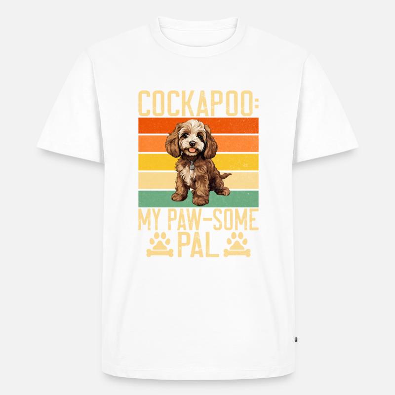 Cockapoo Gifts - Men's Premium Organic T-Shirt - white