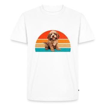 Cadeaux Cockapoo - T-shirt Premium bio Homme - blanc - Devant - Nico (187cm)