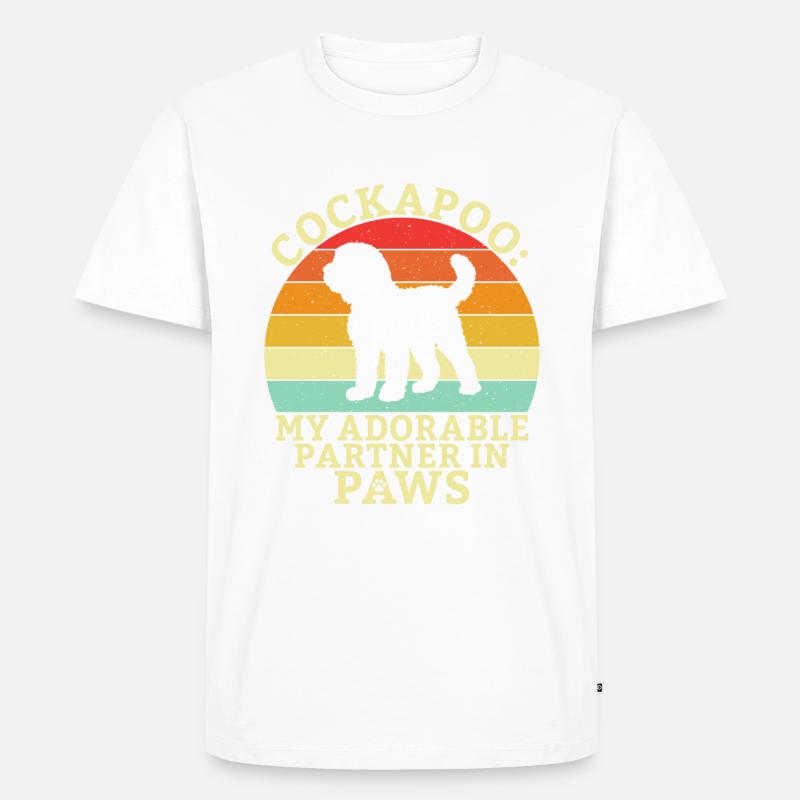 Cadeaux Cockapoo - T-shirt Premium bio Homme - blanc