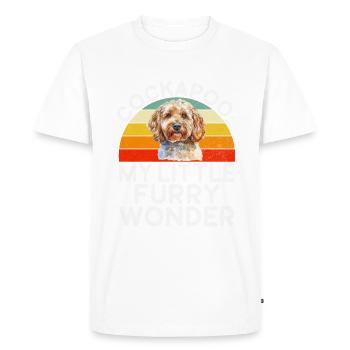 Cockapoo Gifts - Men's Premium Organic T-Shirt - white - Front - Nico (187cm)
