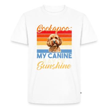 Cadeaux Cockapoo - T-shirt Premium bio Homme - blanc - Devant - Nico (187cm)