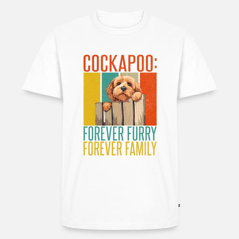 Cockapoo Gifts - Männer Premium Bio T-Shirt - Weiß
