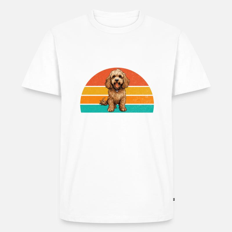 Cockapoo Gifts - Männer Premium Bio T-Shirt - Weiß