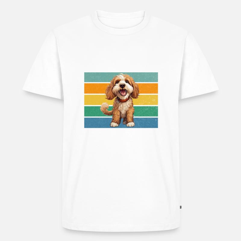 Cockapoo Gifts - Männer Premium Bio T-Shirt - Weiß