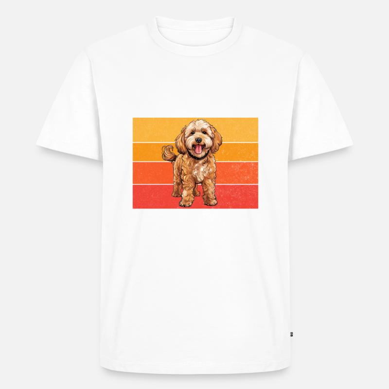 Cockapoo Gifts - Männer Premium Bio T-Shirt - Weiß