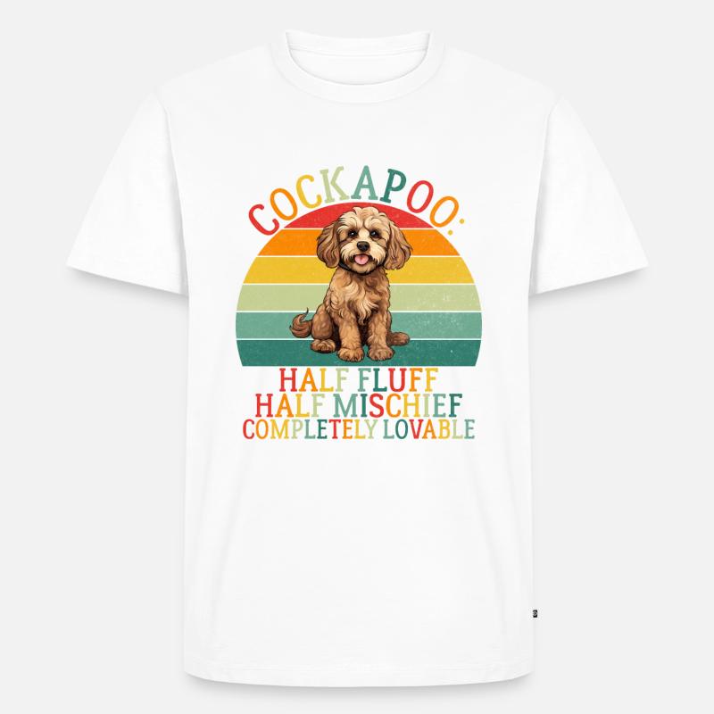 Cockapoo Gifts - Men's Premium Organic T-Shirt - white