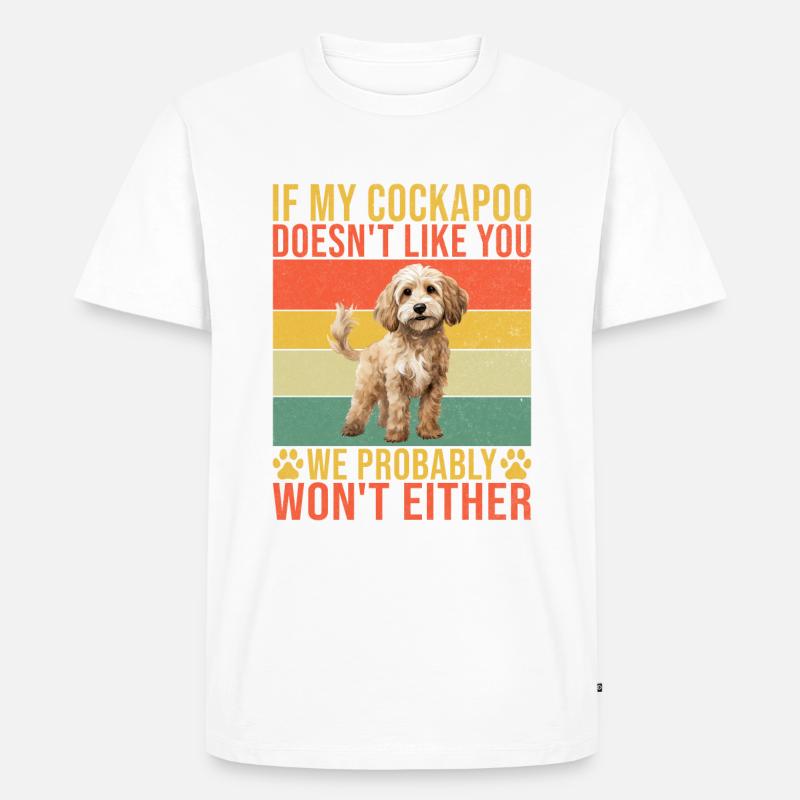 Cockapoo Gifts - Männer Premium Bio T-Shirt - Weiß