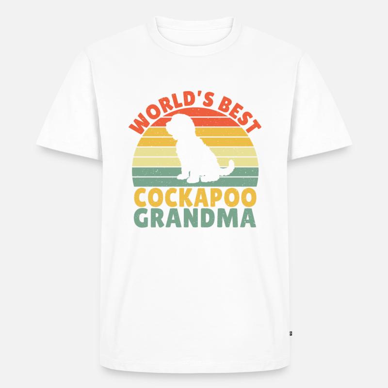 Cockapoo Gifts - Männer Premium Bio T-Shirt - Weiß