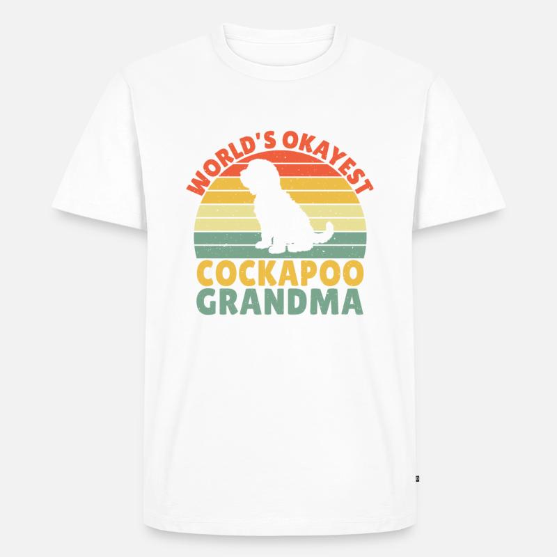 Cockapoo Gifts - Männer Premium Bio T-Shirt - Weiß