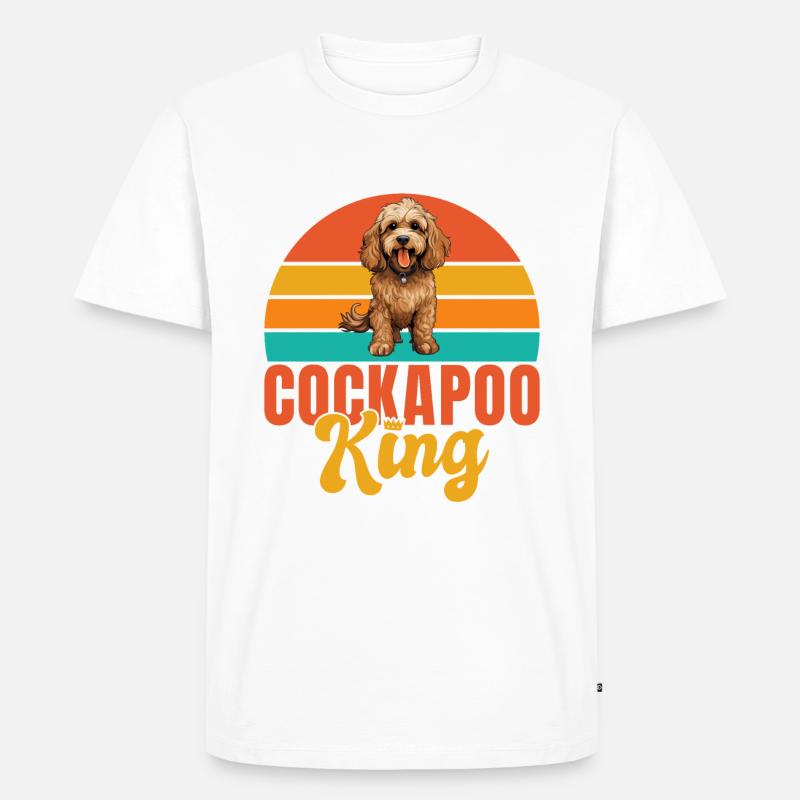 Cockapoo Gifts - Männer Premium Bio T-Shirt - Weiß