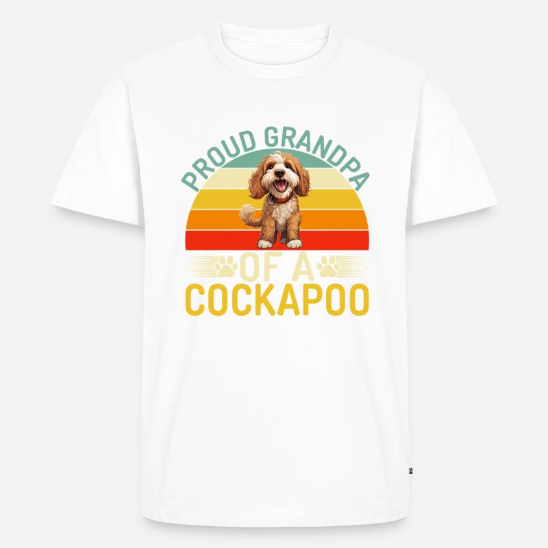 Cadeaux Cockapoo - T-shirt Premium bio Homme - blanc