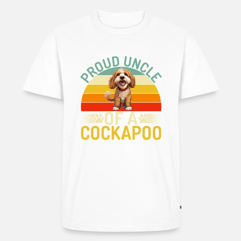 Cockapoo Gifts - Männer Premium Bio T-Shirt - Weiß