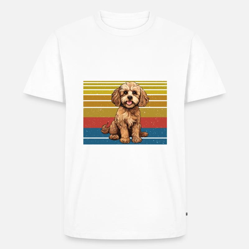 Cockapoo Gifts - Männer Premium Bio T-Shirt - Weiß