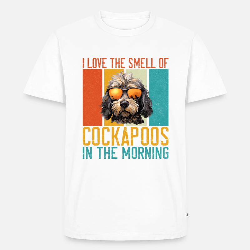 Cockapoo Gifts - Männer Premium Bio T-Shirt - Weiß