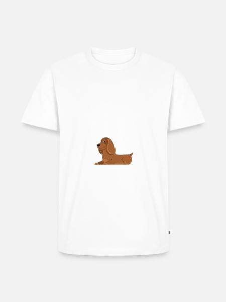 Cocker Spaniel Gifts - Men's Premium Organic T-Shirt - white