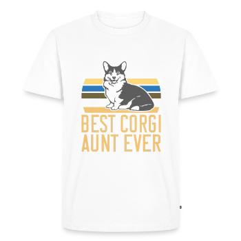 Cadeaux de corgi pour les amateurs de corgi - T-shirt Premium bio Homme - blanc - Devant - Nico (187cm)